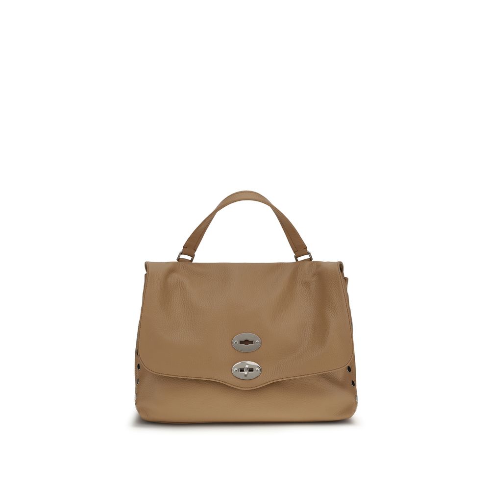 Brown Calf Leather Bos Taurus Shoulder Bag - ventzia
