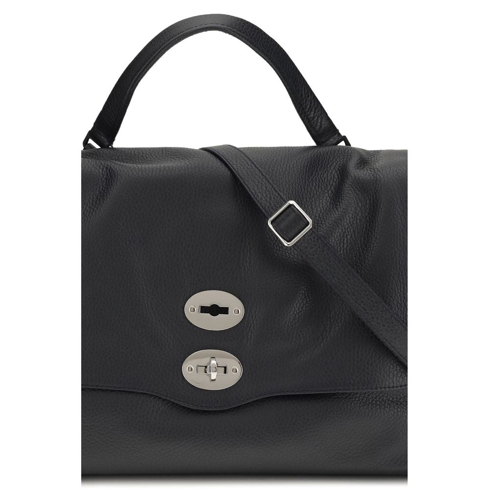 Blue Calf Leather Bos Taurus Shoulder Bag - ventzia