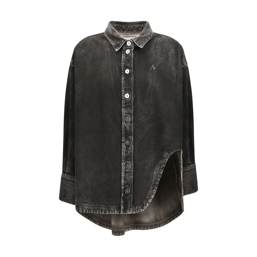 Black Denim Shirt - ventzia