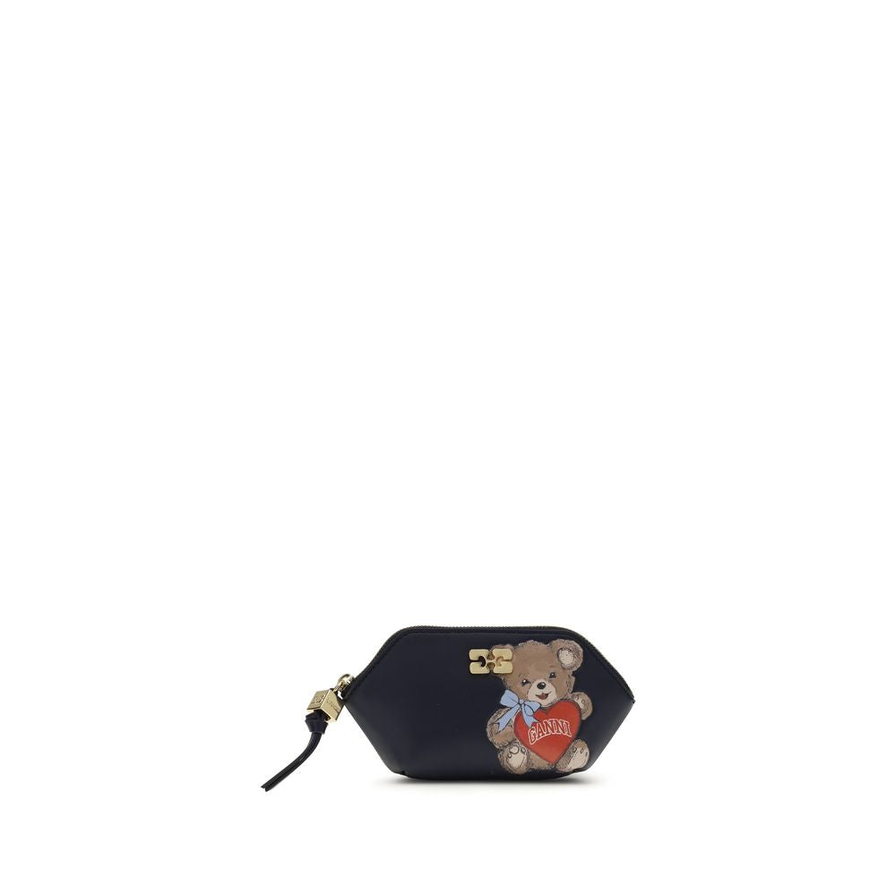 Black Recycled Leather Wallet - ventzia