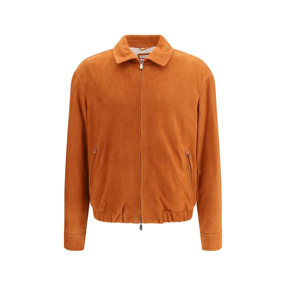 Red Calf Leather Bos Taurus Leather Jacket