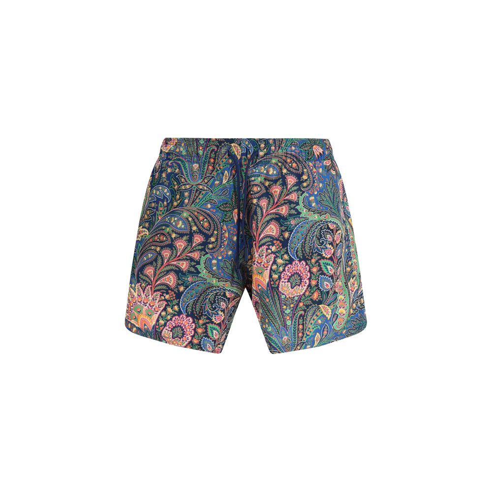 Multicolor Polyester Short And Mini Shorts - ventzia