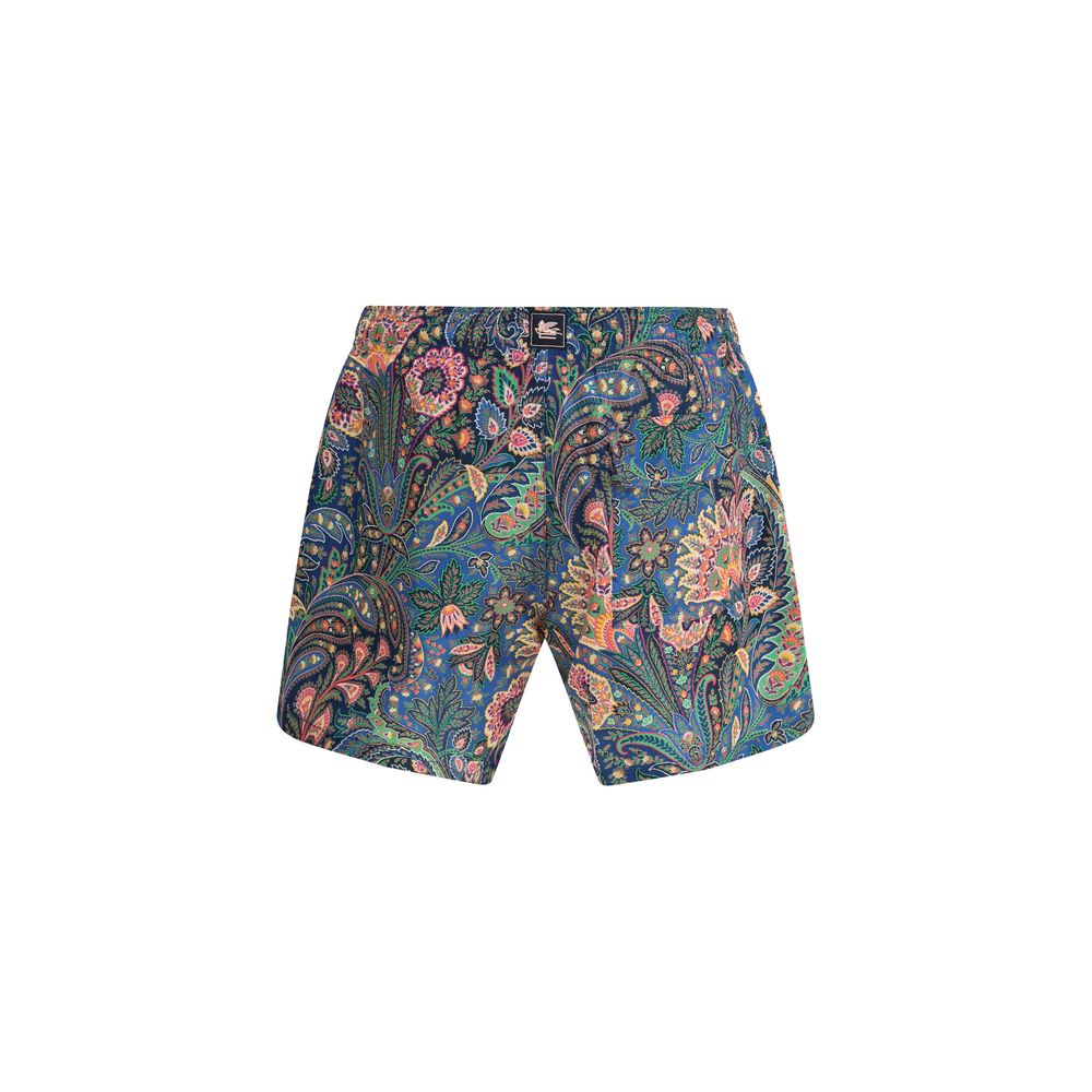 Multicolor Polyester Short And Mini Shorts - ventzia