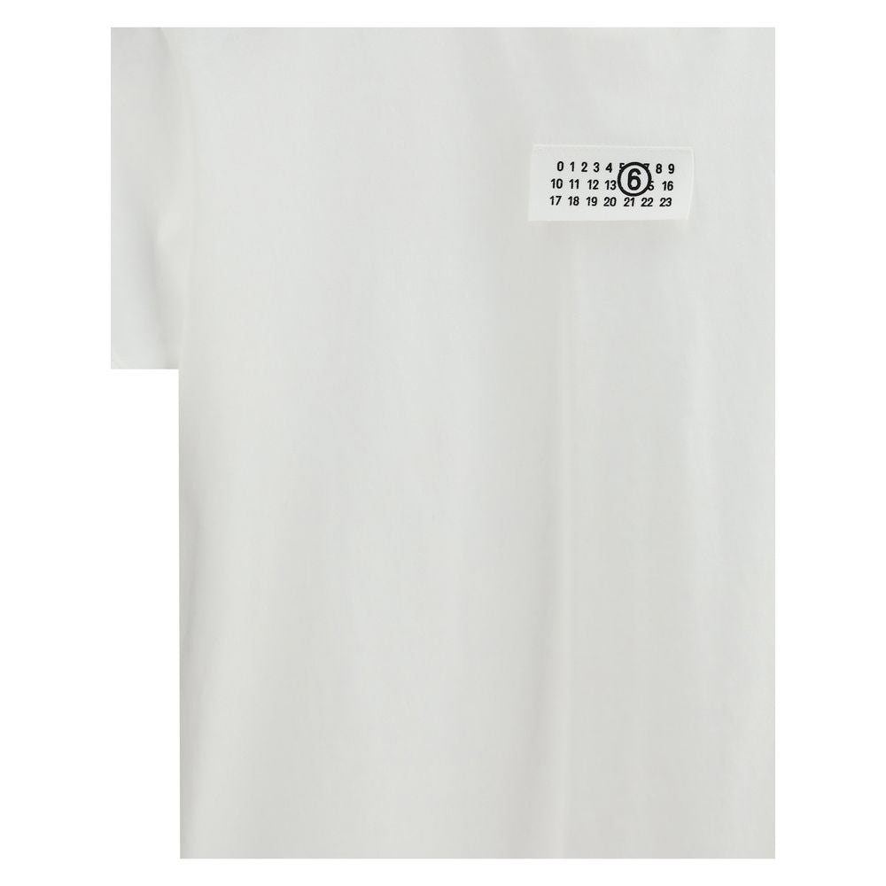 White Cotton T-Shirt - ventzia