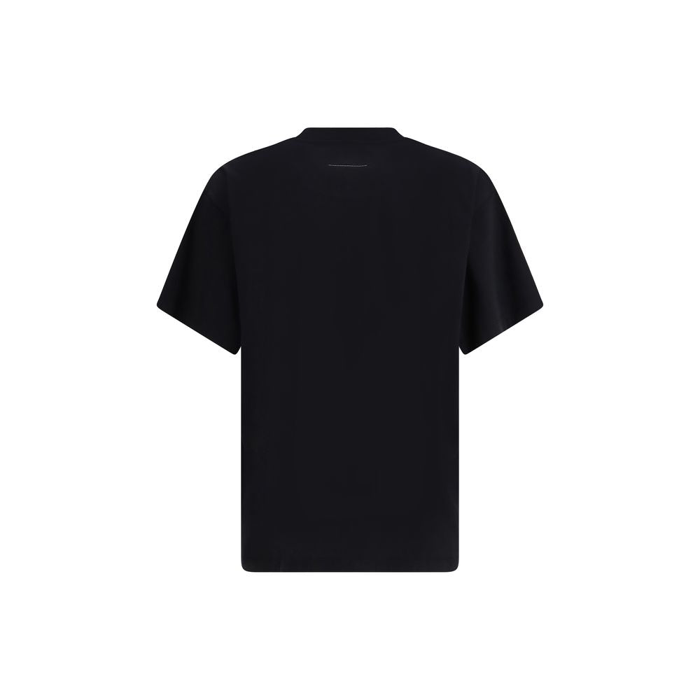 Black Cotton T-Shirt - ventzia