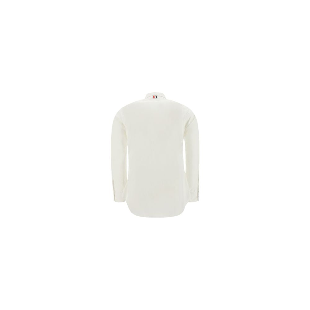 White Cotton Dress Shirt - ventzia