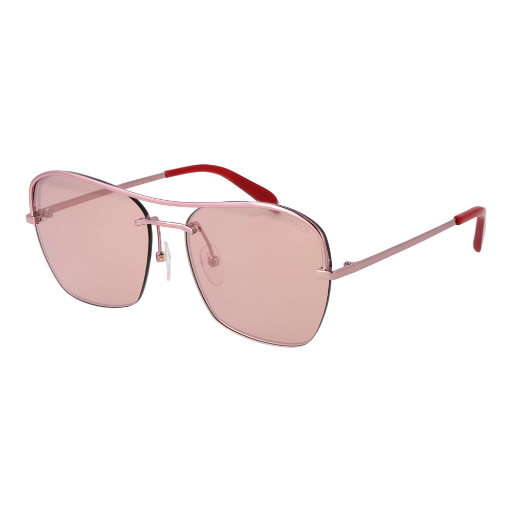 Rose Gold Metal Sunglasses - ventzia