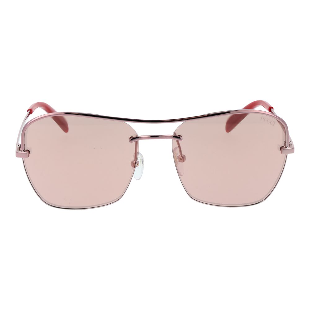 Rose Gold Metal Sunglasses - ventzia