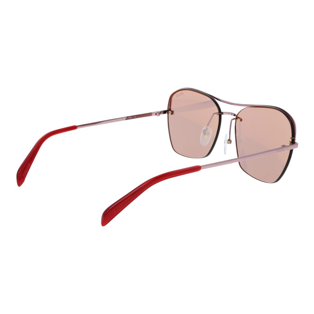 Rose Gold Metal Sunglasses - ventzia