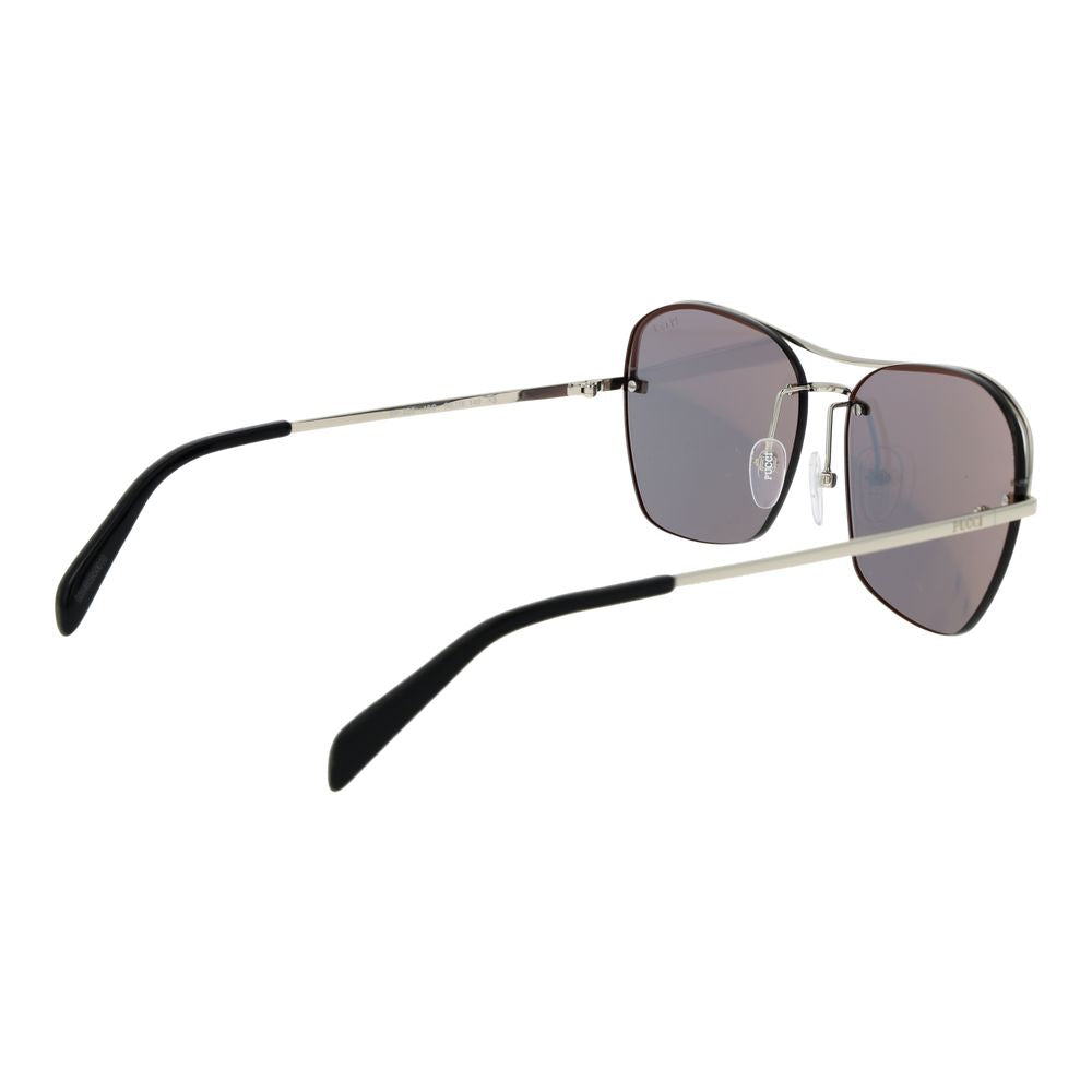 Silver Metal Sunglasses - ventzia