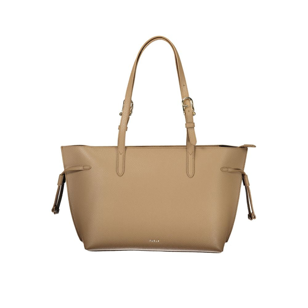 Marrone Leather Woman Handbag - ventzia