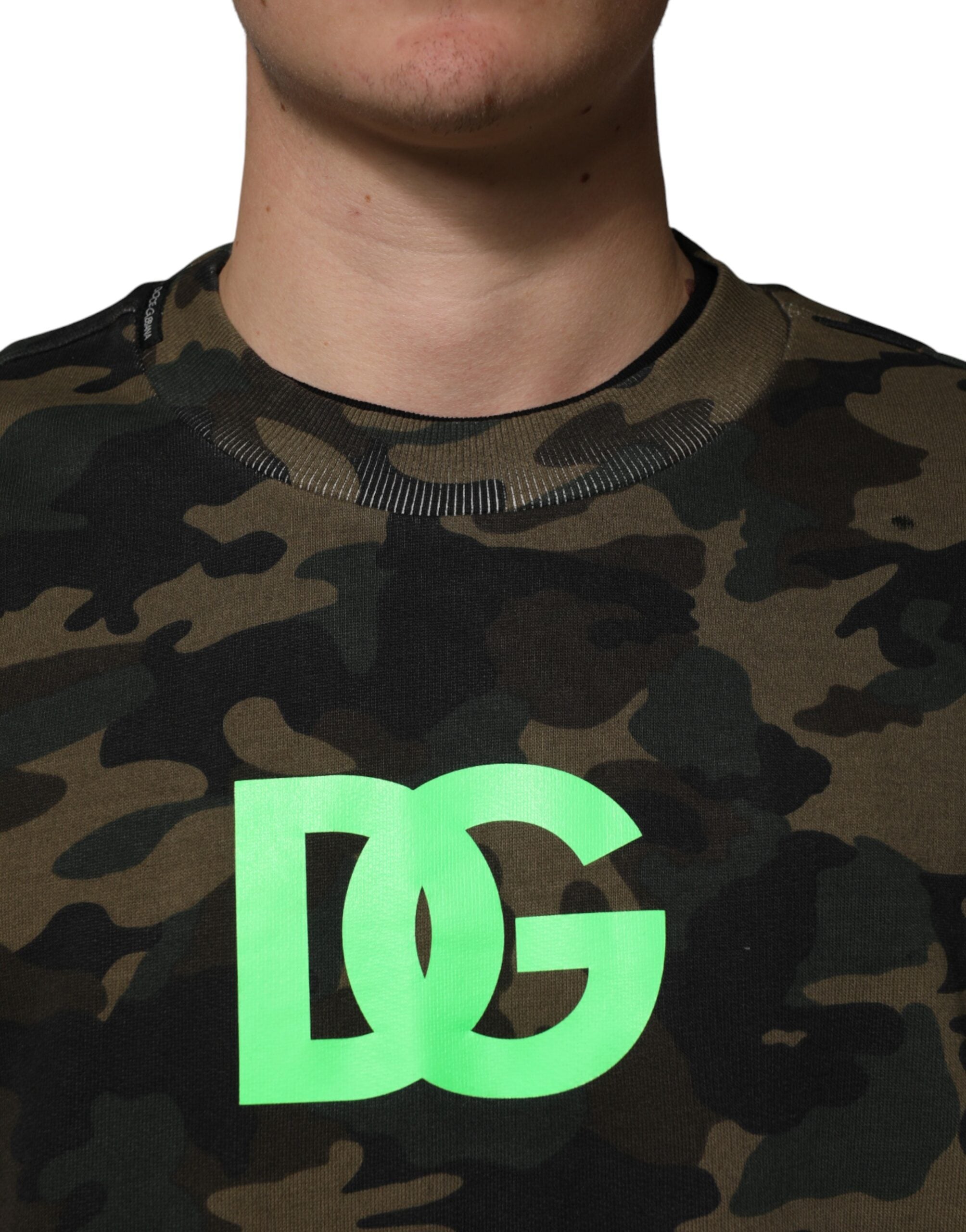 Multicolor Camouflage Men Sweatshirt Sweater