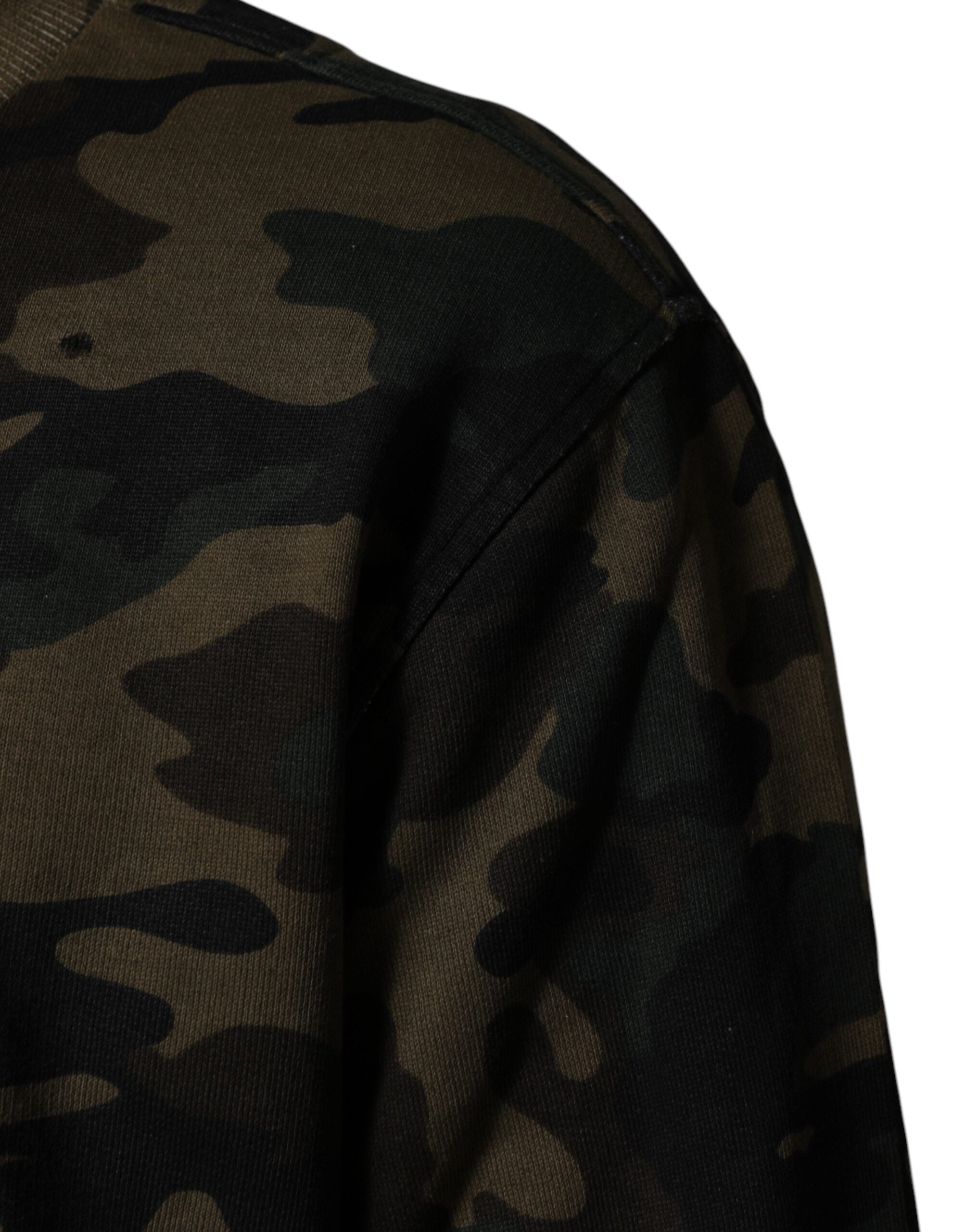 Multicolor Camouflage Men Sweatshirt Sweater