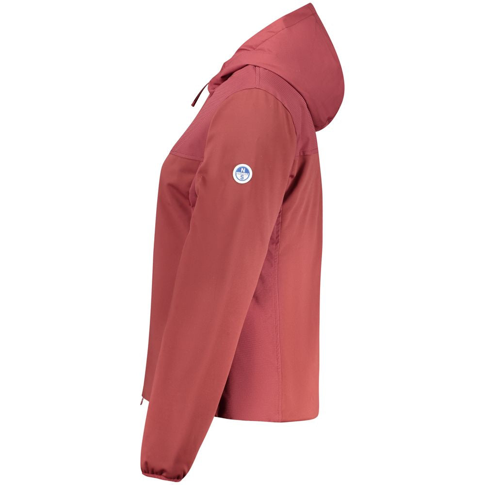 Rosso Polyester Women Jacket - ventzia