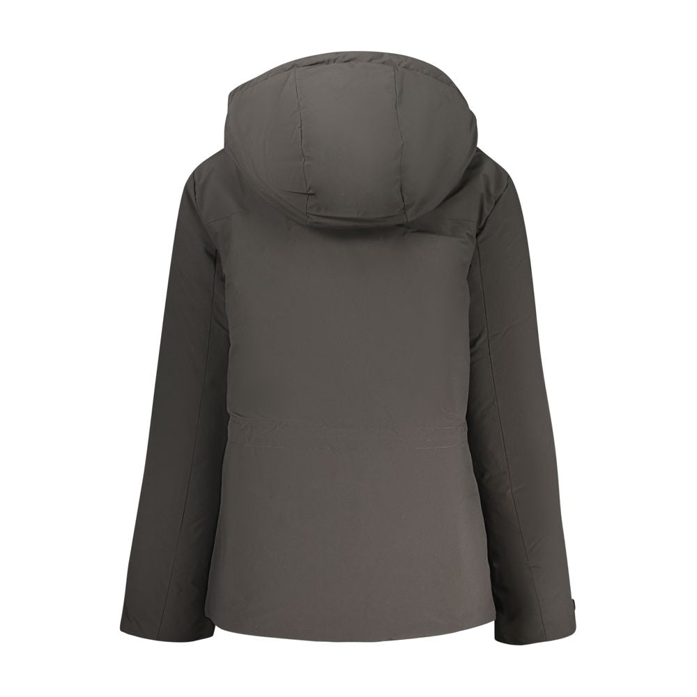 Black Polyester Women Jacket - ventzia