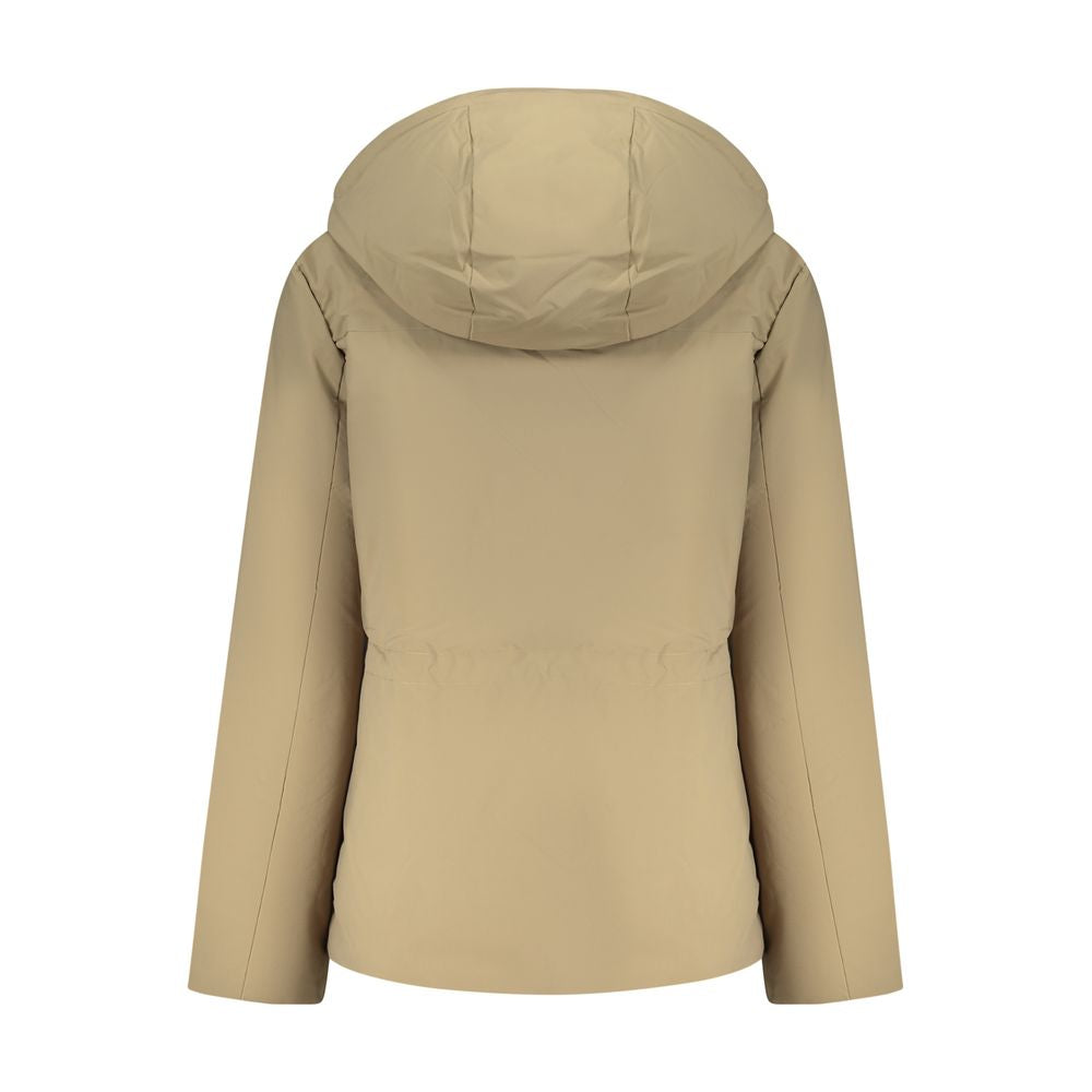 Marrone Polyester Woman Jacket - ventzia