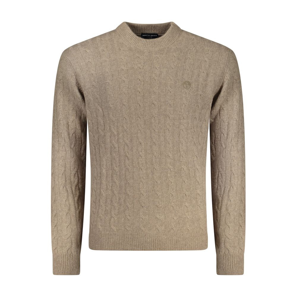 Marrone Poliammide Men Sweater - ventzia