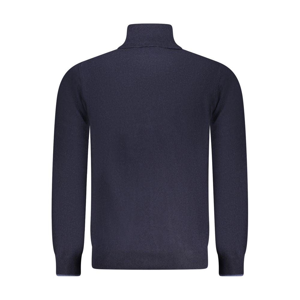 Blue Polyamide Men's Sweater - ventzia