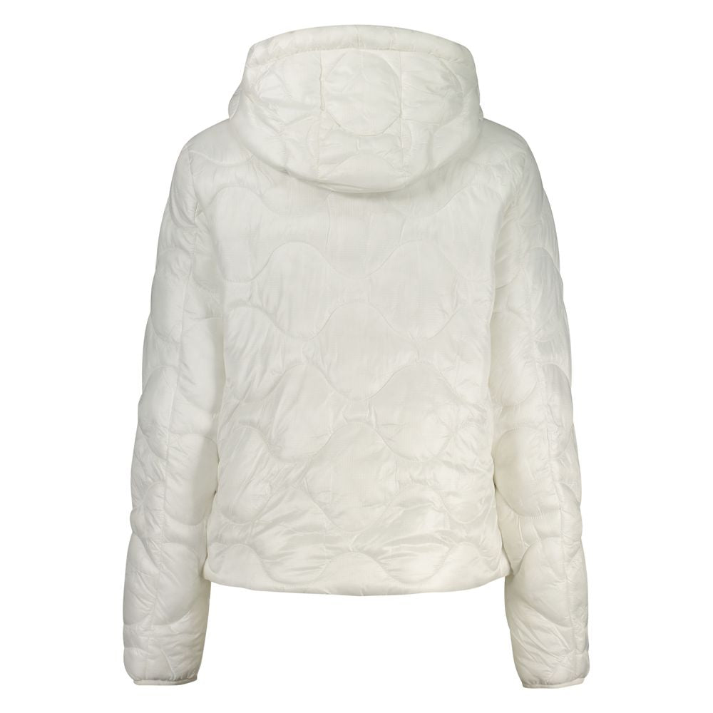 Bianco Poliammide Woman Jacket - ventzia