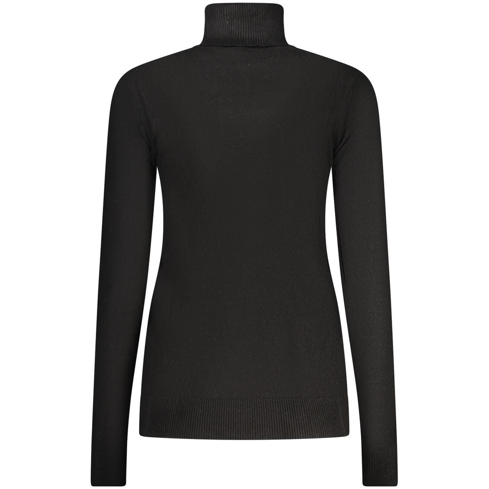 Black Viscose Women Sweater - ventzia