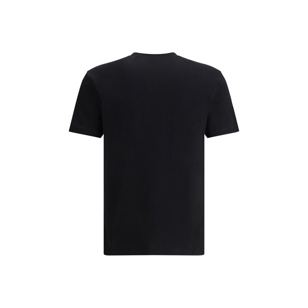 Black Cotton T-Shirt - ventzia