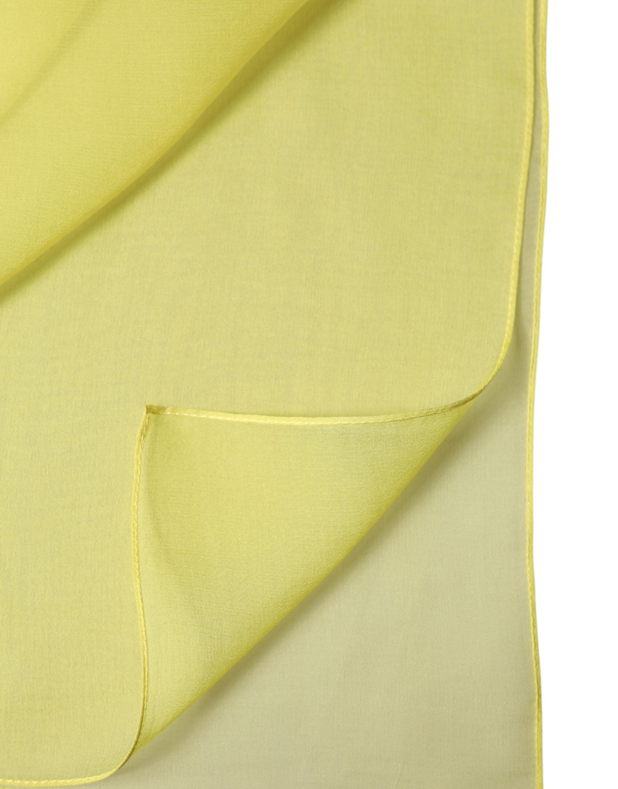Yellow Stole Silk Neck Wrap Shawl Men Scarf - ventzia