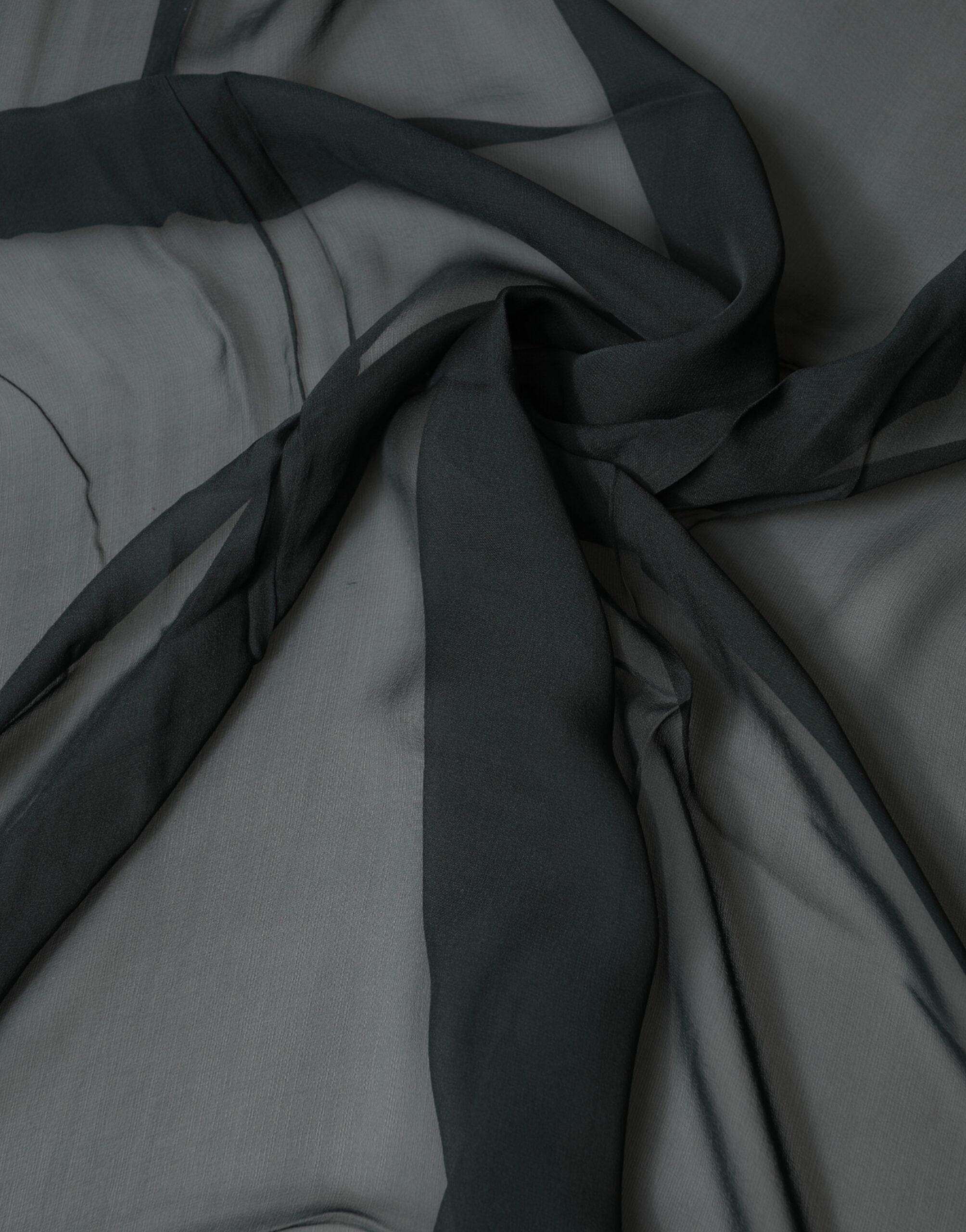 Dark Green Stole Silk Neck Wrap Shawl Scarf - ventzia