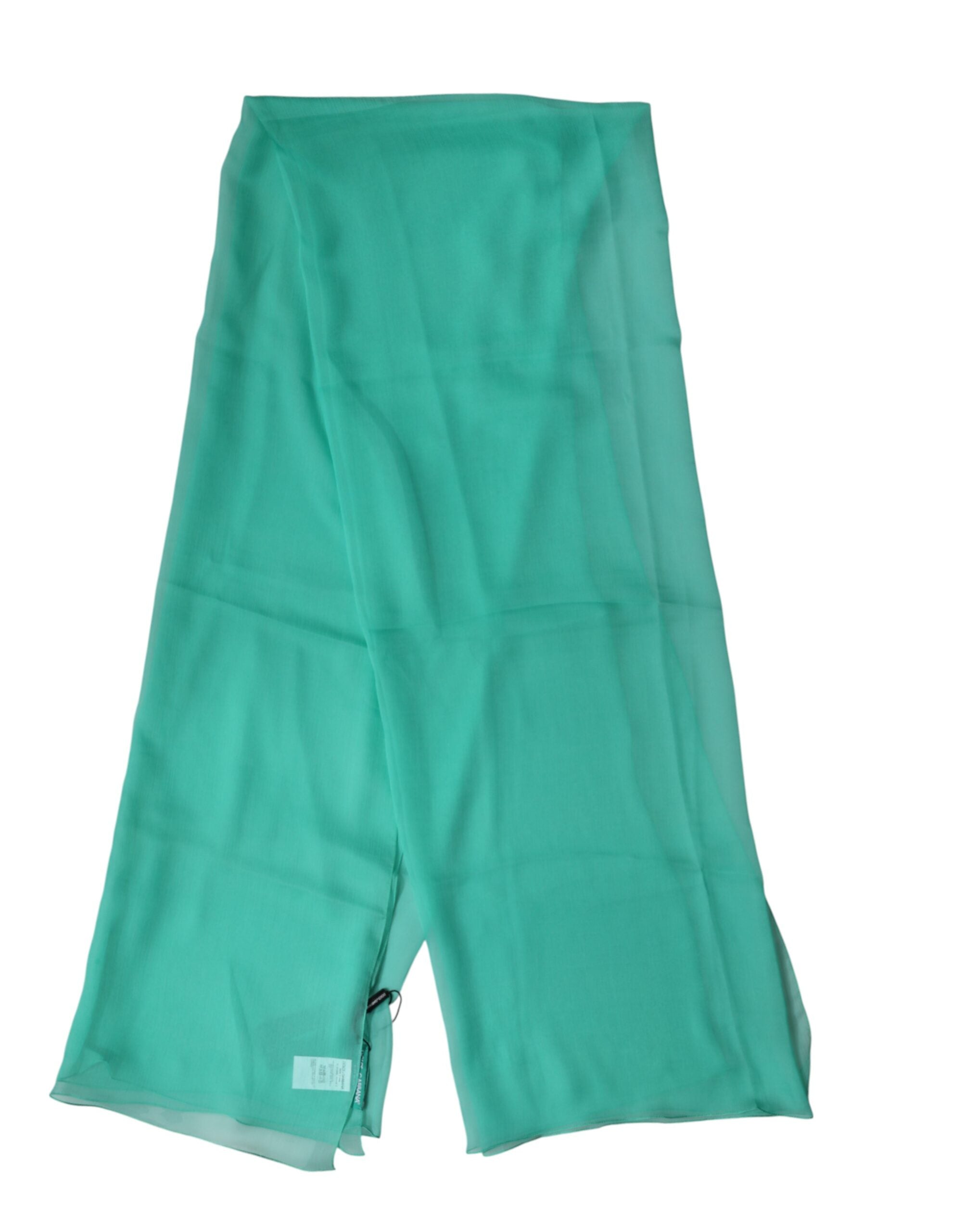 Teal Stole Silk Neck Wrap Shawl Men Scarf - ventzia