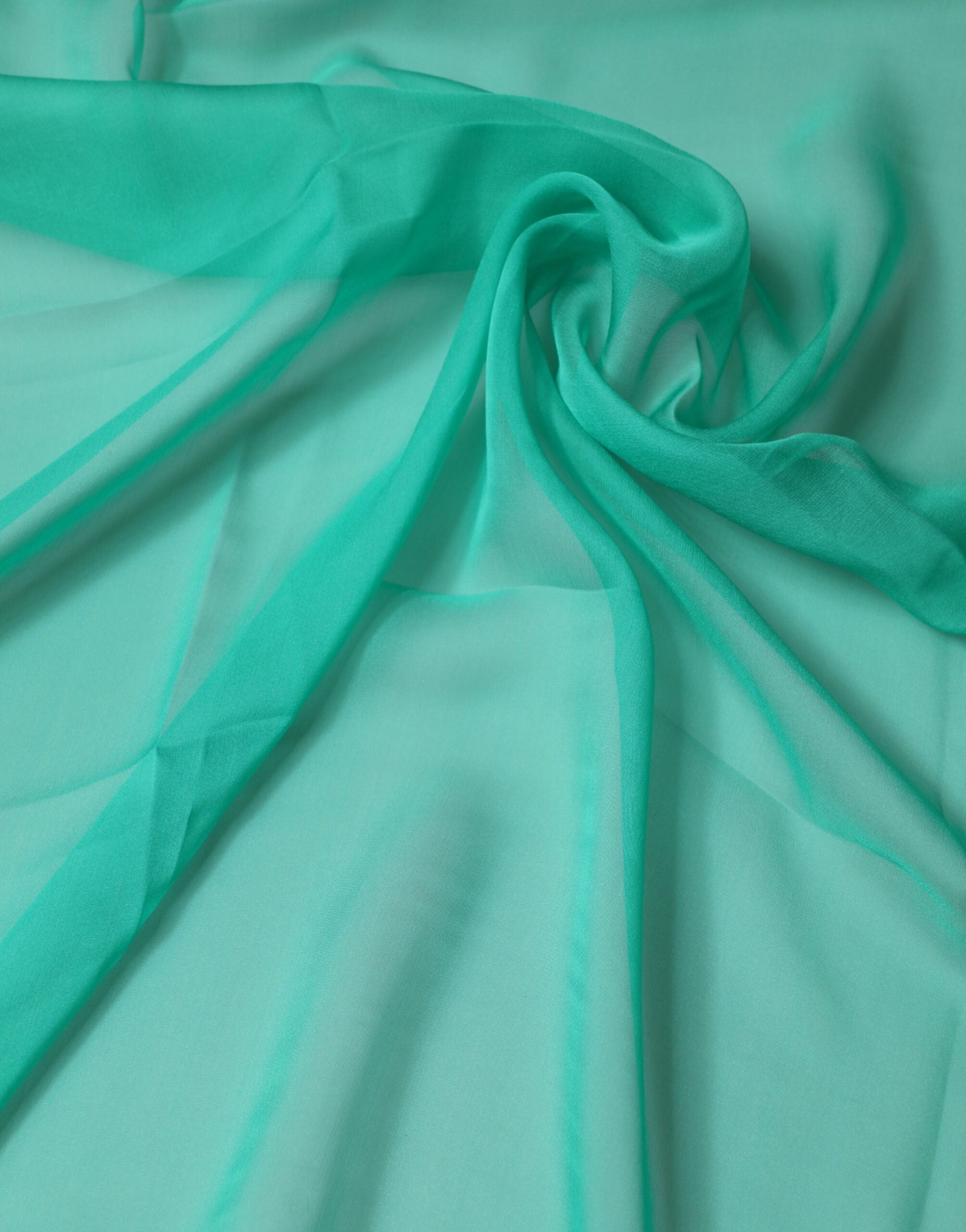 Green Stole Silk Neck Wrap Shawl Scarf - ventzia
