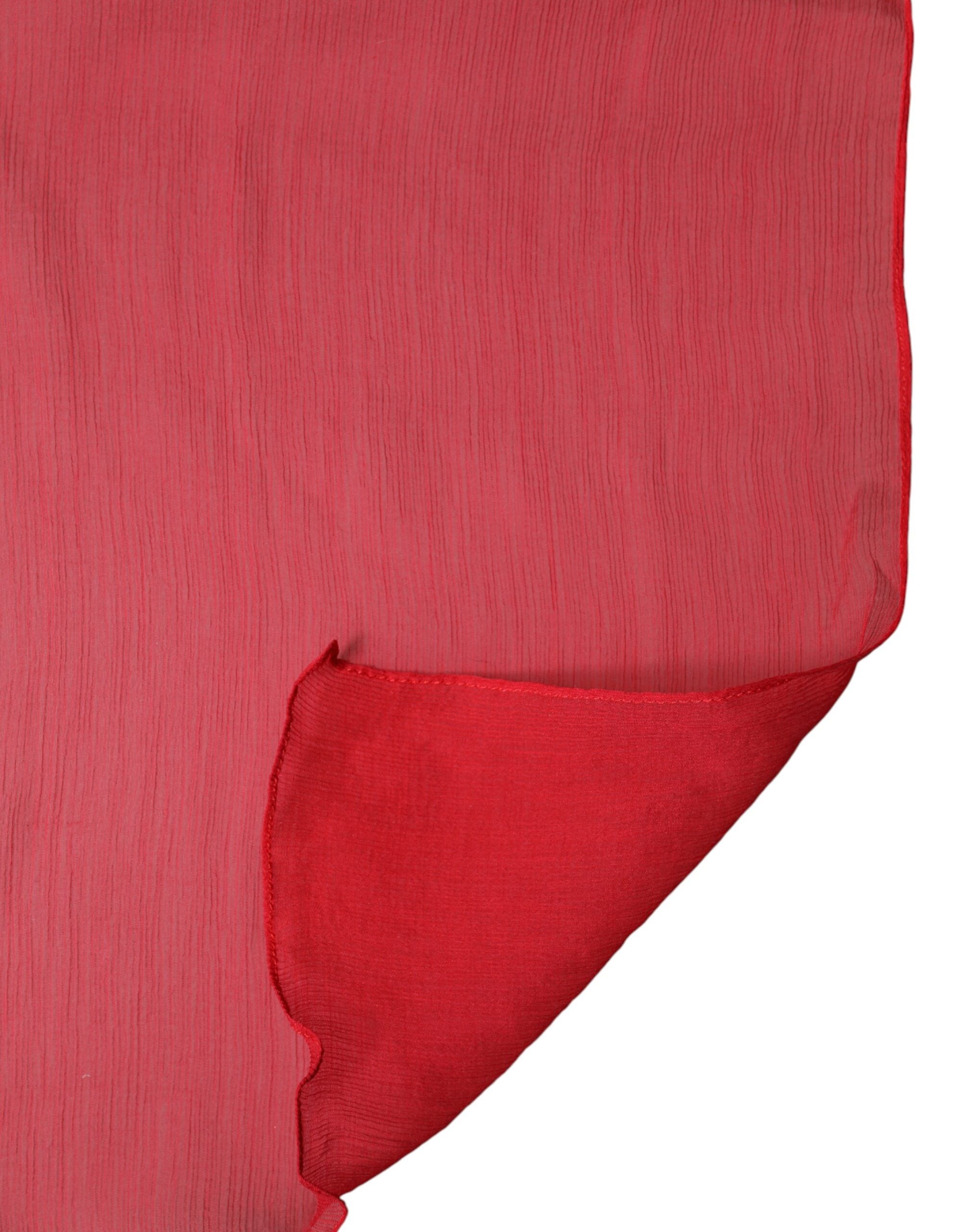 Red Stole Silk Neck Wrap Shawl Men Scarf - ventzia