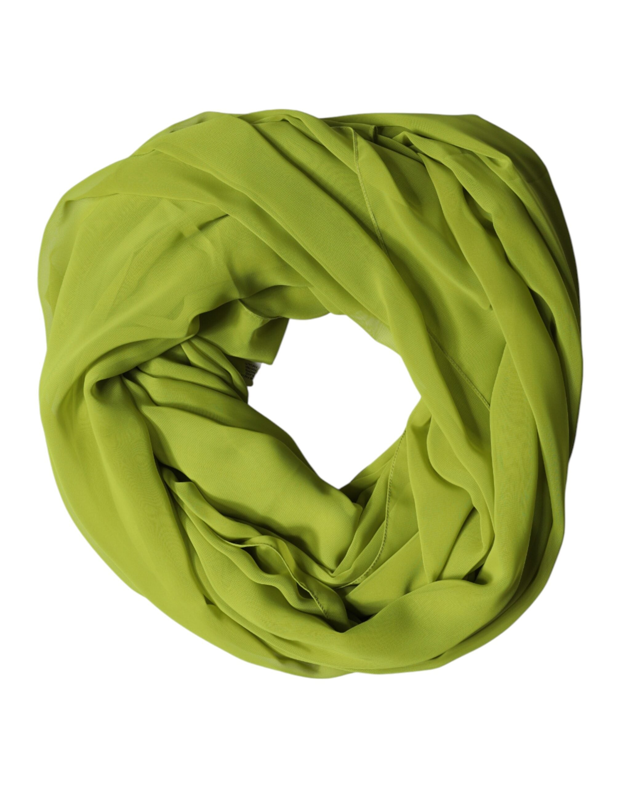 Green Polyester Stole Neck Wrap Shawl Scarf - ventzia