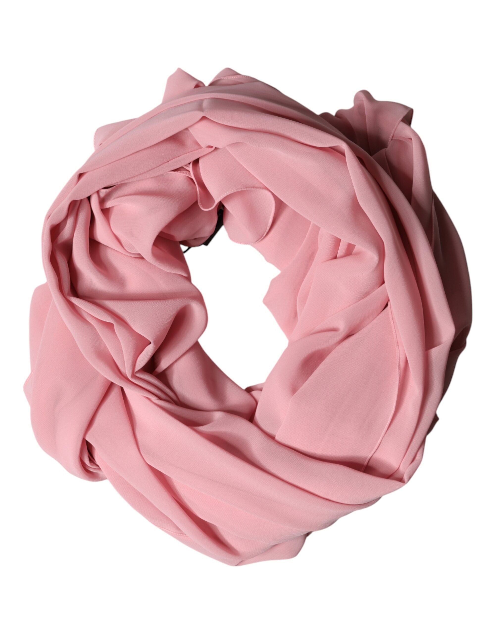 Pink Silk Stole Neck Wrap Shawl Men Scarf - ventzia