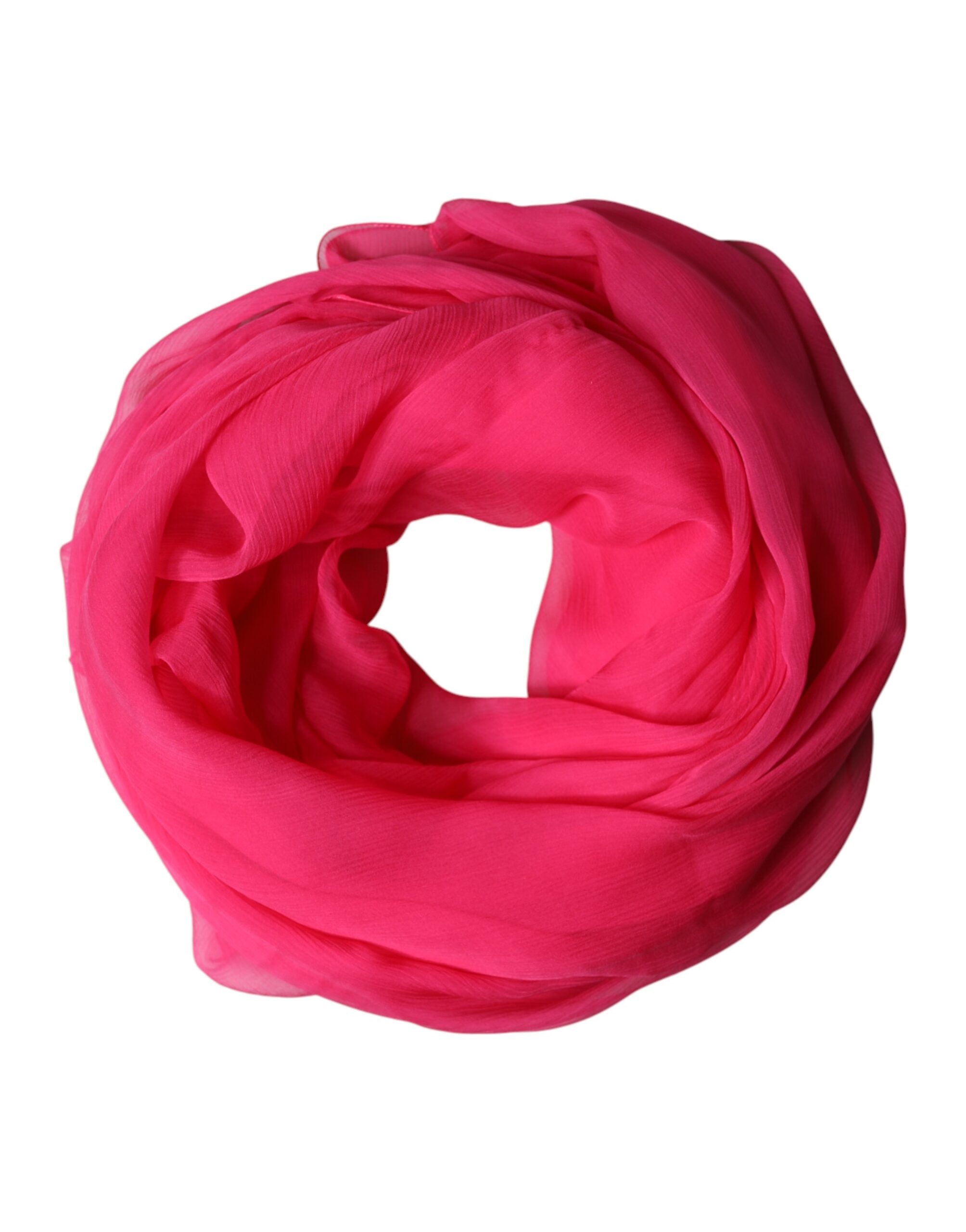 Pink Silk Stole Neck Wrap Shawl Men 174cm x 128.5cm Scarf - ventzia