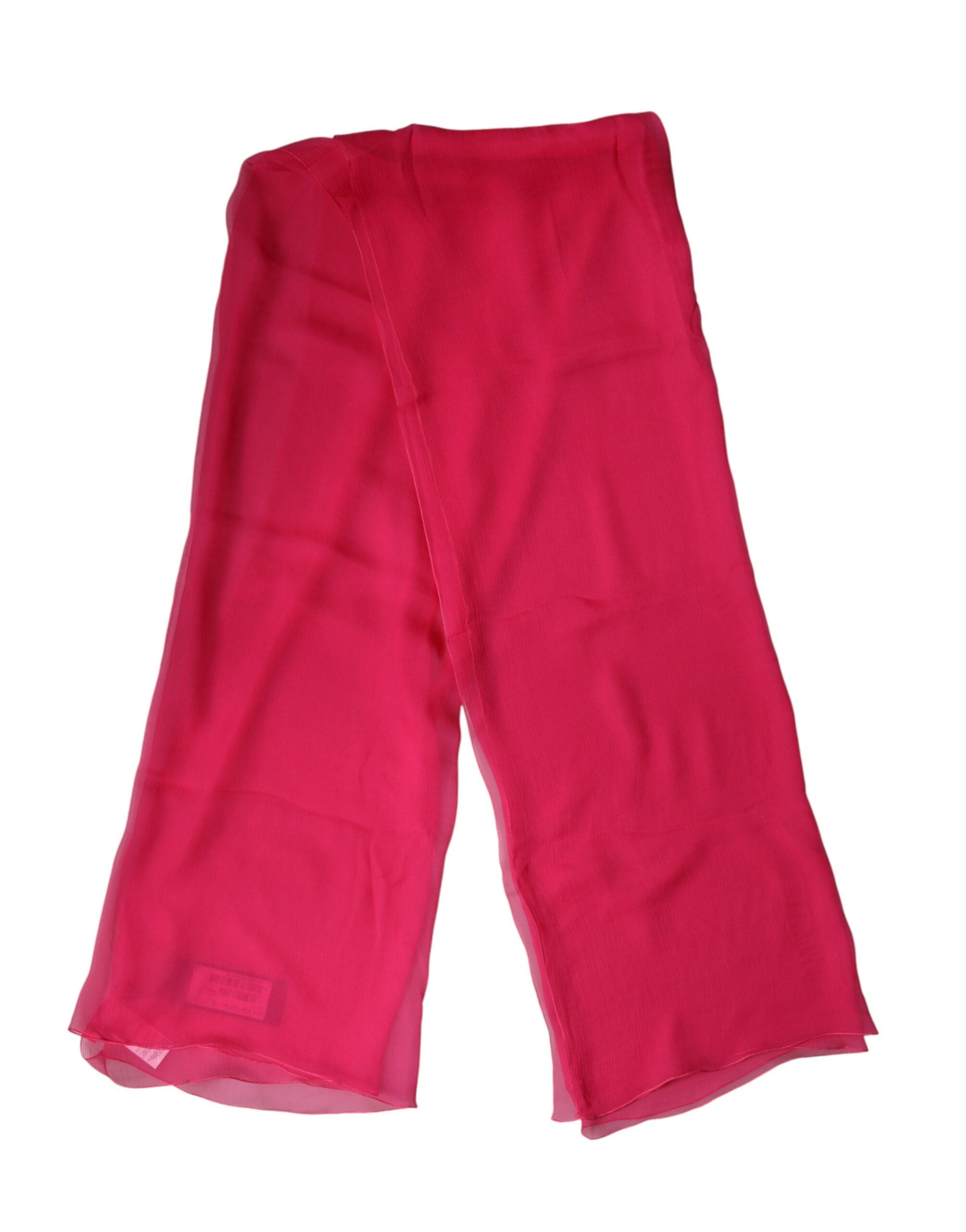 Pink Silk Stole Neck Wrap Shawl Men 174cm x 128.5cm Scarf - ventzia