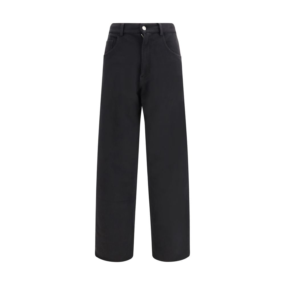 Black Cotton Athletic Pants - ventzia