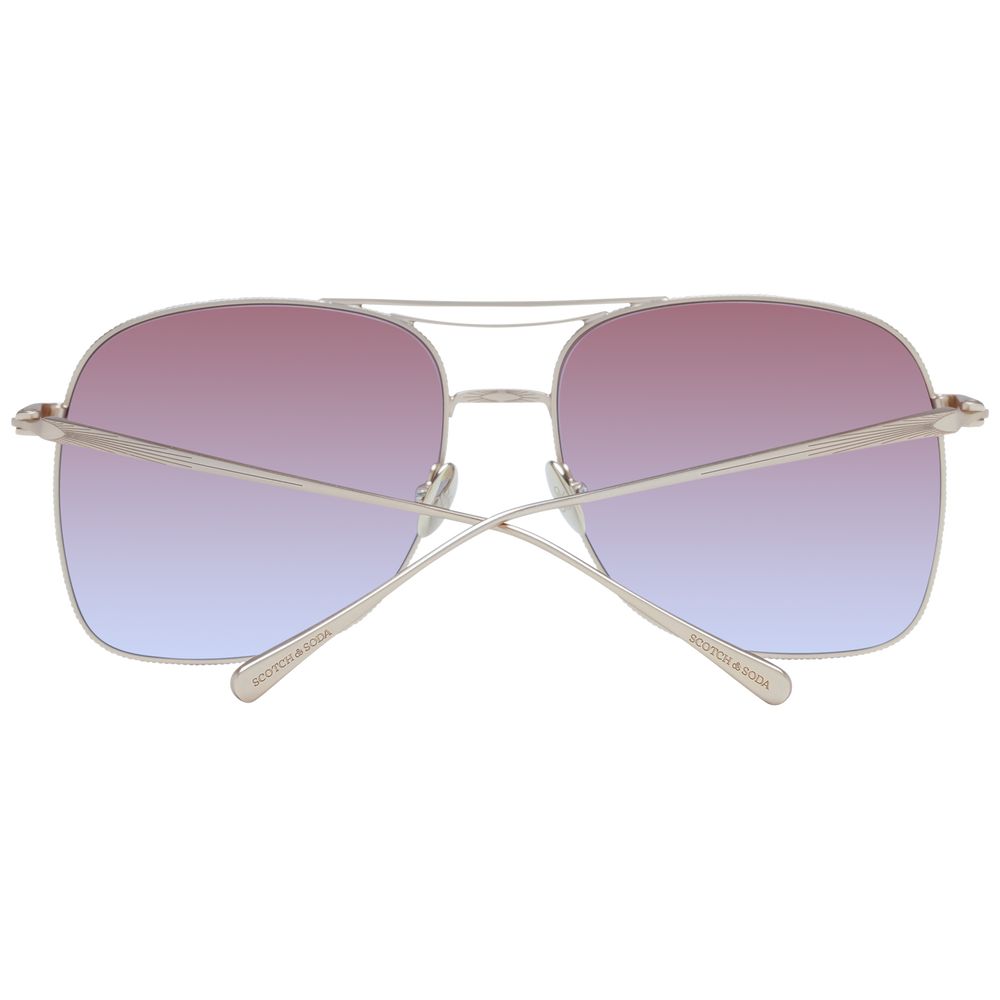 Gold Stainless Steel Sunglasses - ventzia