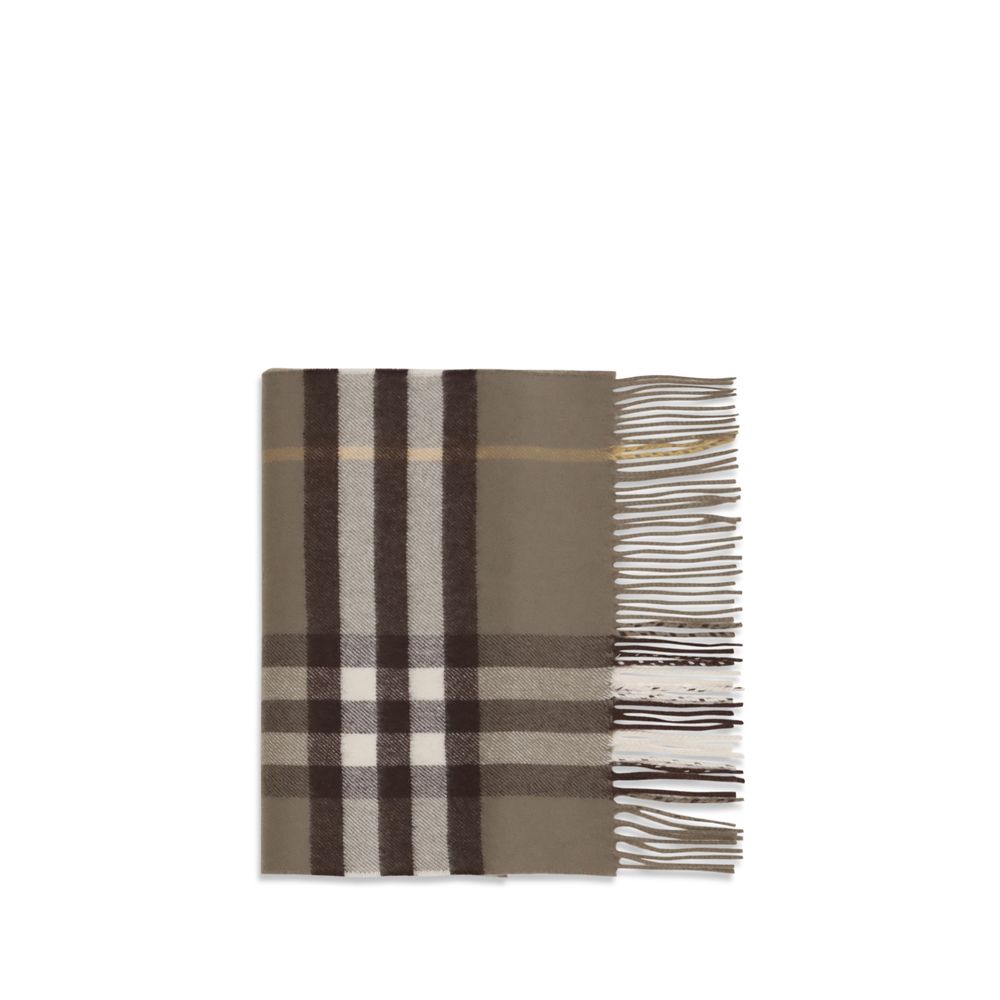 Brown Cashmere Scarf - ventzia