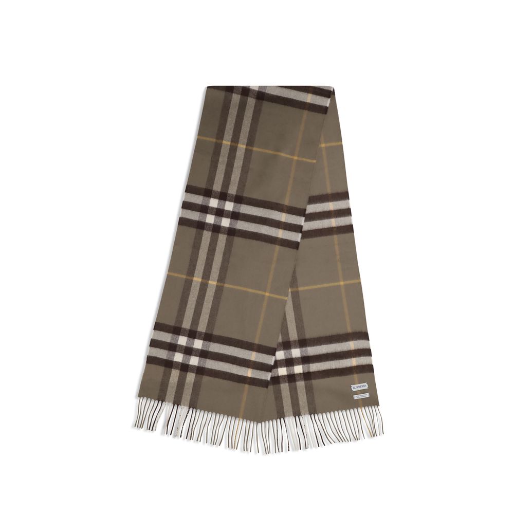 Brown Cashmere Scarf - ventzia