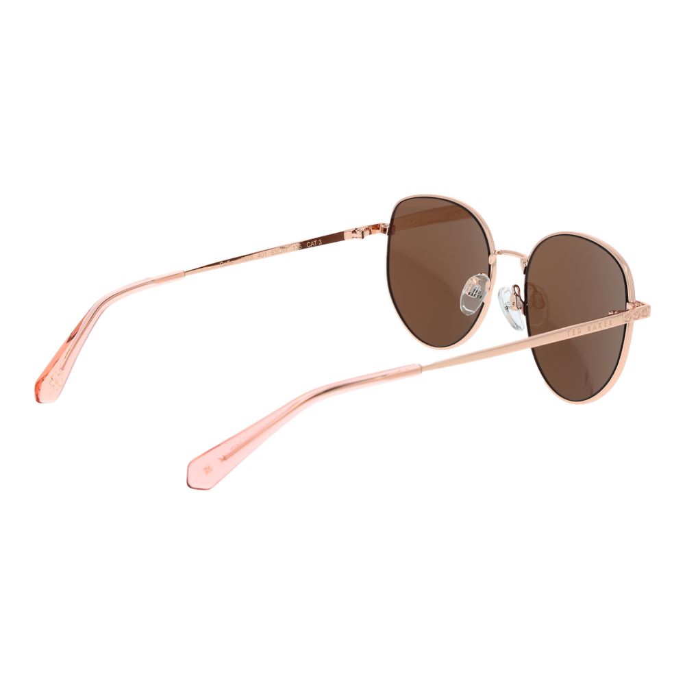 Rose Gold Metal Sunglasses - ventzia