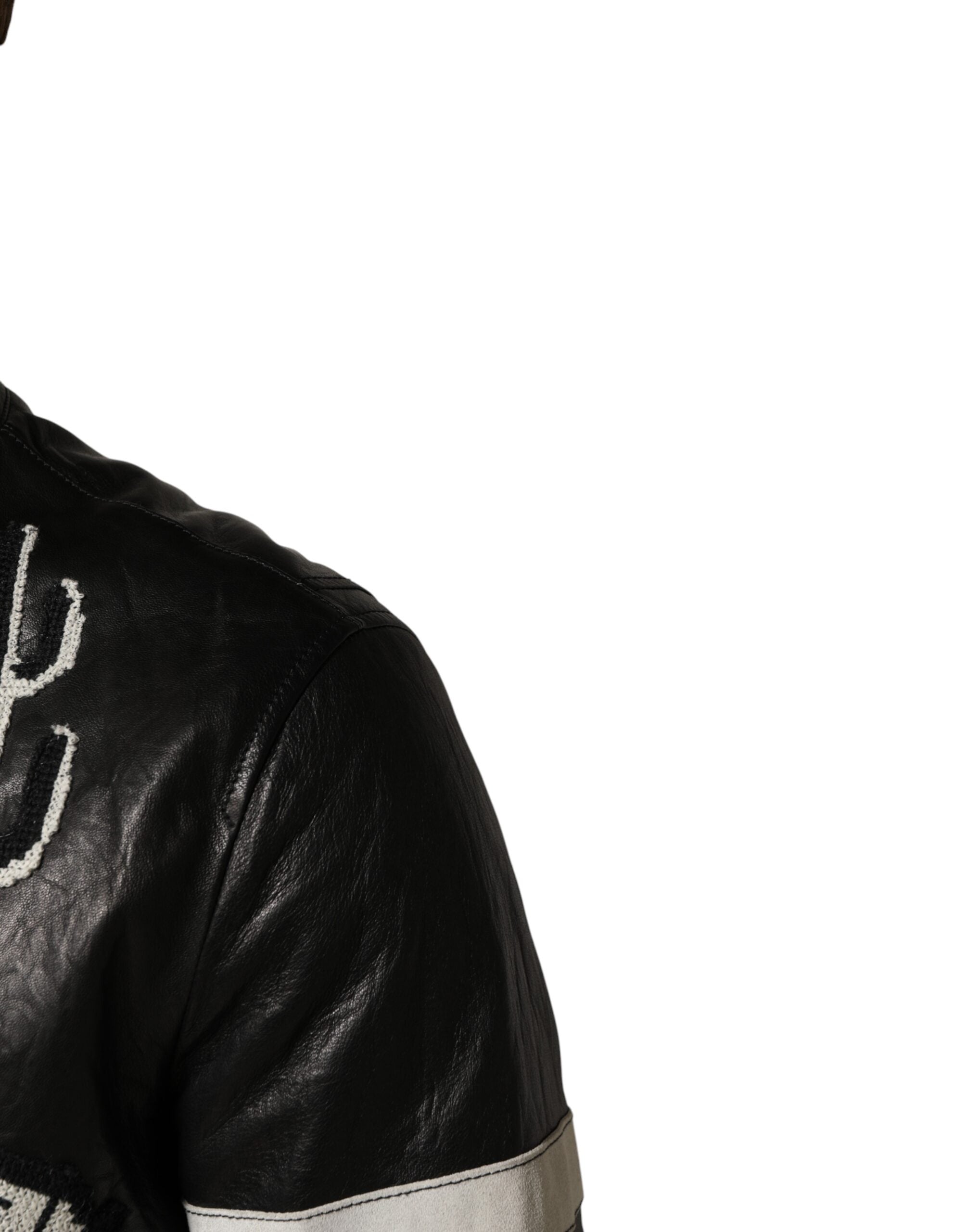 Black Guns n' Roses FullZip Men Biker Jacket - ventzia