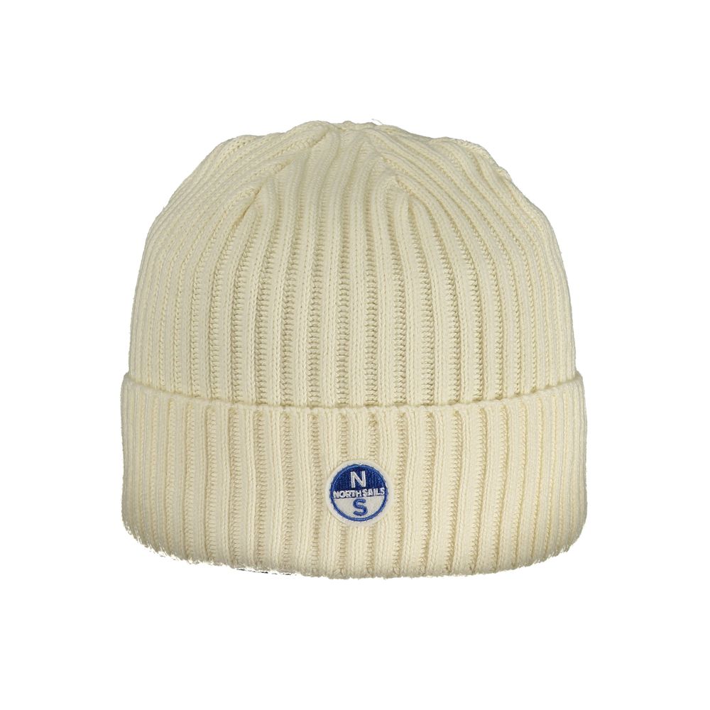 White Cotton Men Cap - ventzia