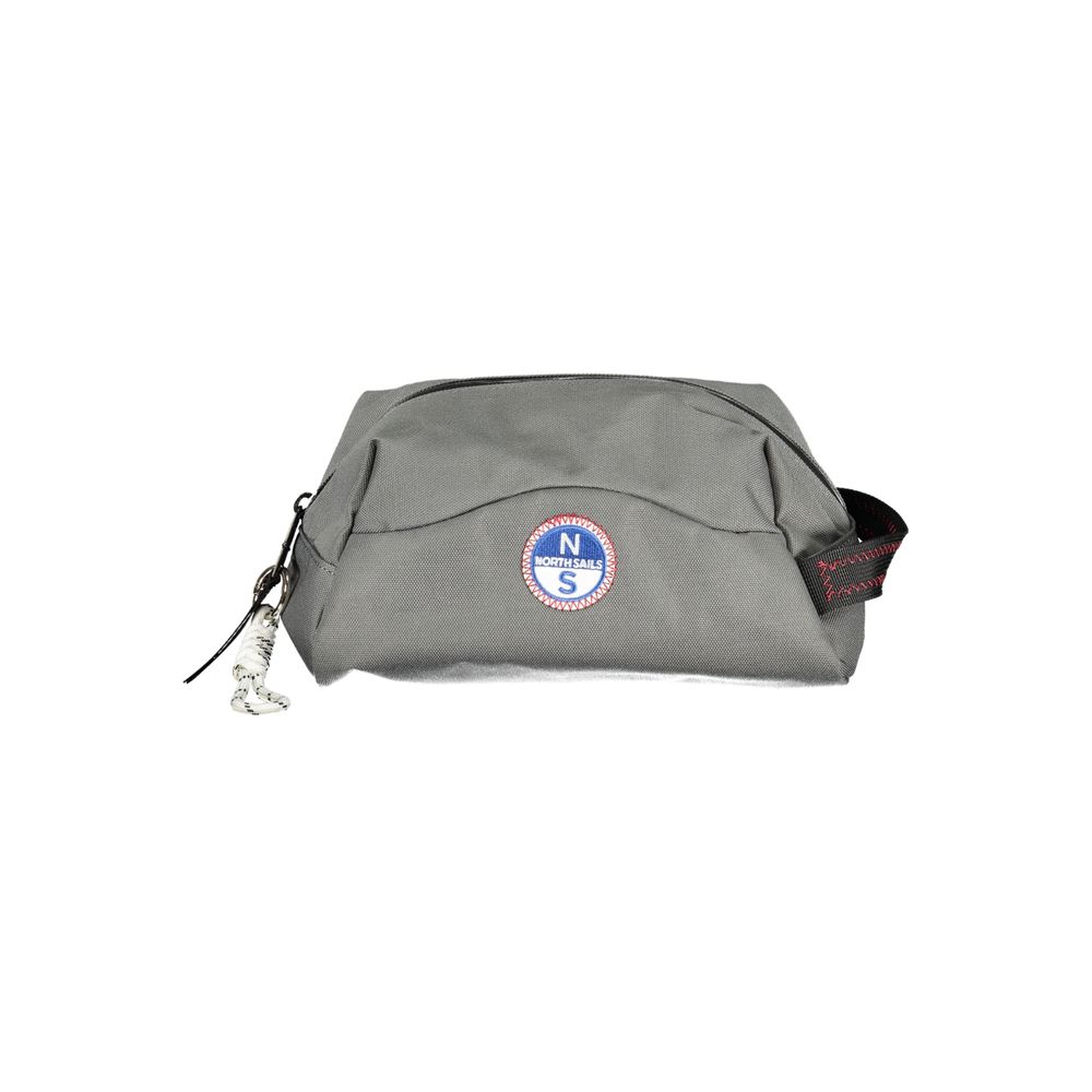 Grigio Polyester Men Beauty Case - ventzia
