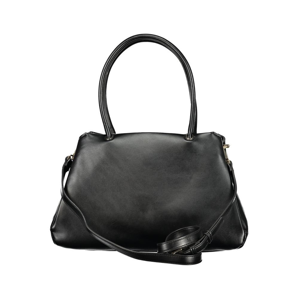 Nero Poliuretano Women Handbag - ventzia
