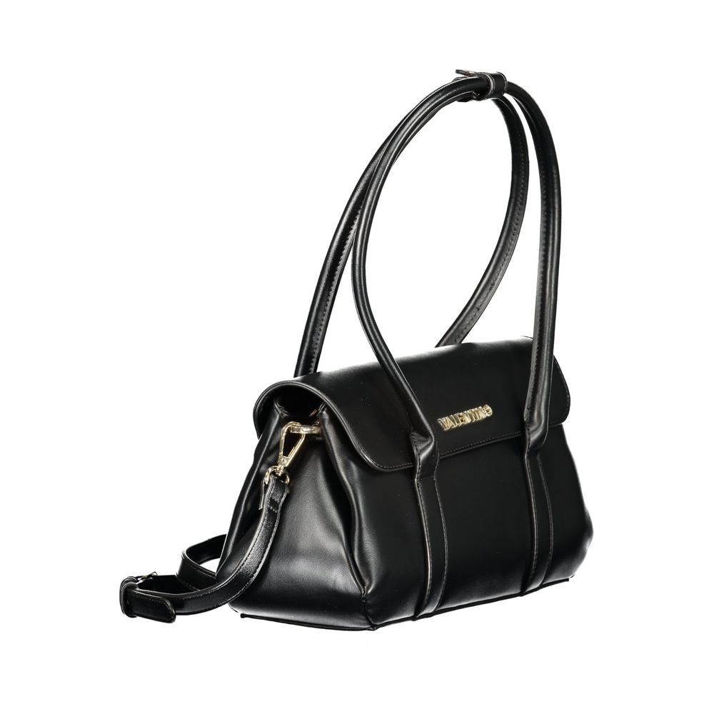 Nero Poliuretano Woman Shoulder Bag - ventzia