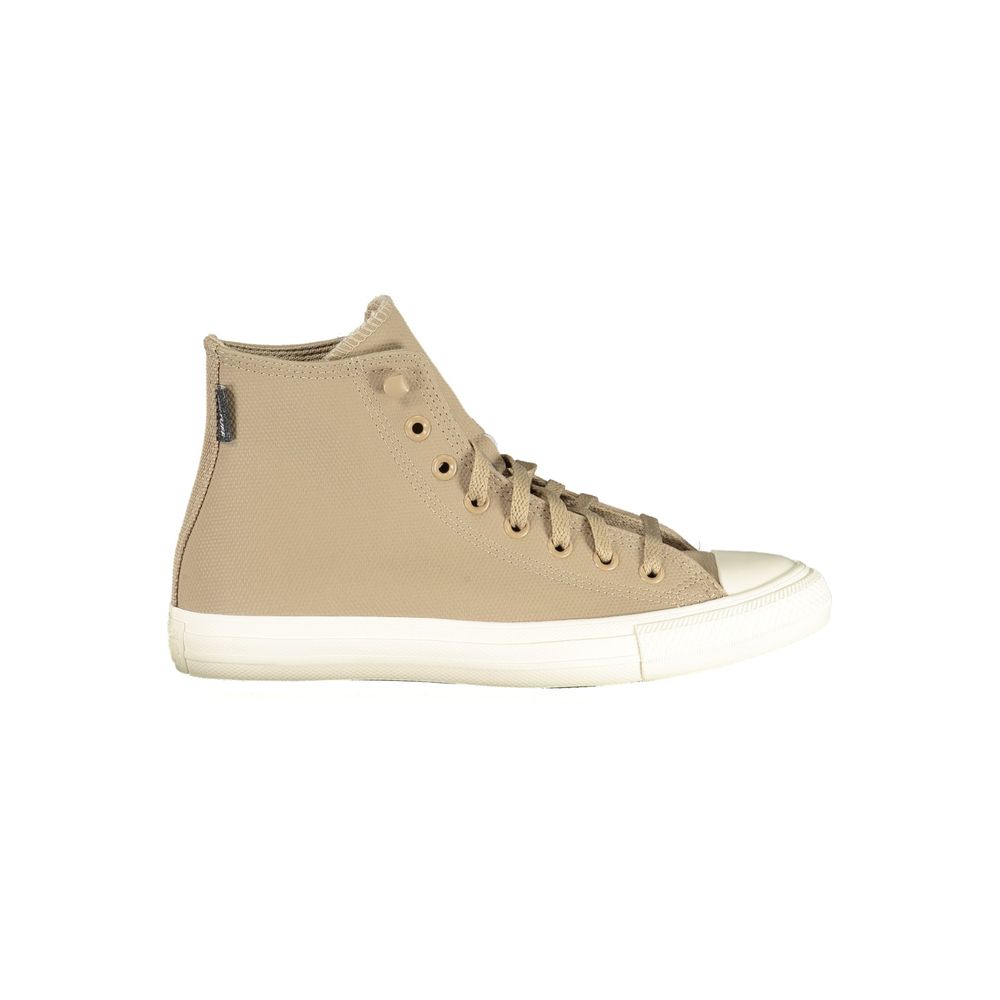 Beige Leather Unisex Sneaker - ventzia