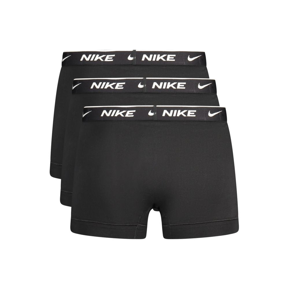Black Cotton Men's Boxer Short - ventzia
