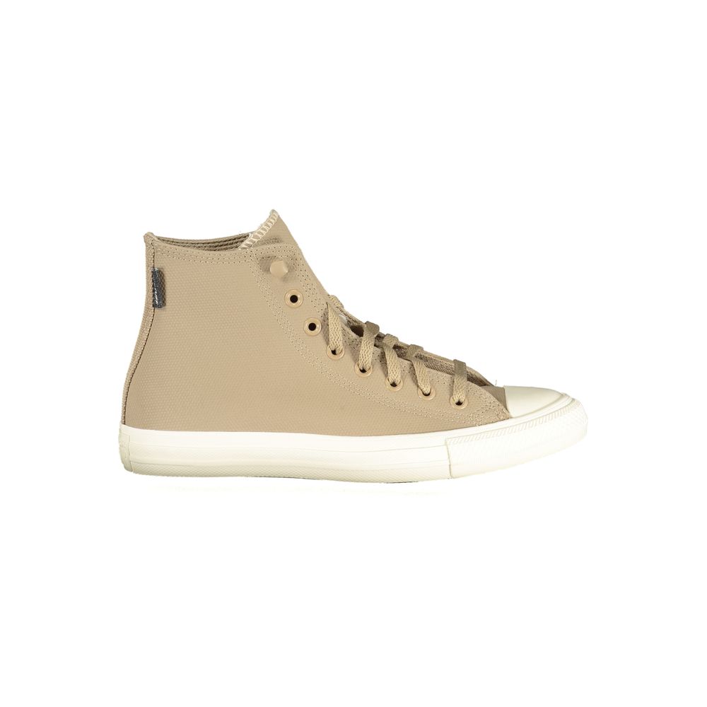 Beige Leather Unisex Sneaker - ventzia