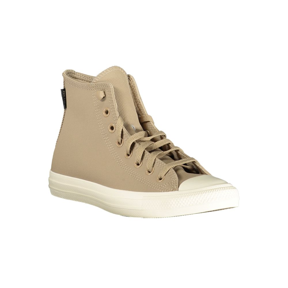 Beige Leather Unisex Sneaker - ventzia