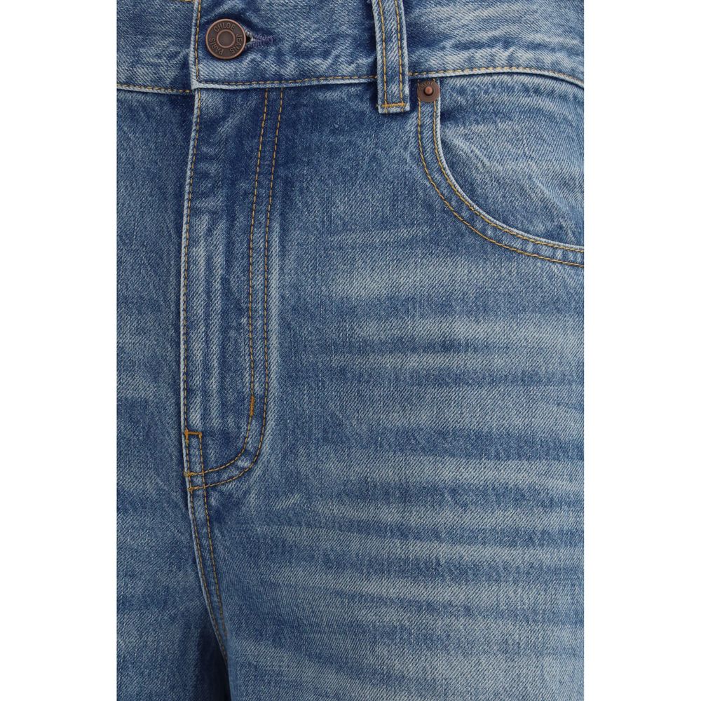 Blue Cotton Jeans Denim - ventzia