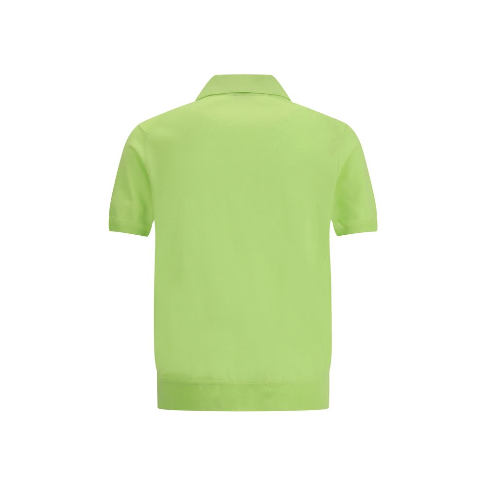 Bicolor Cotton Polo Shirt - ventzia